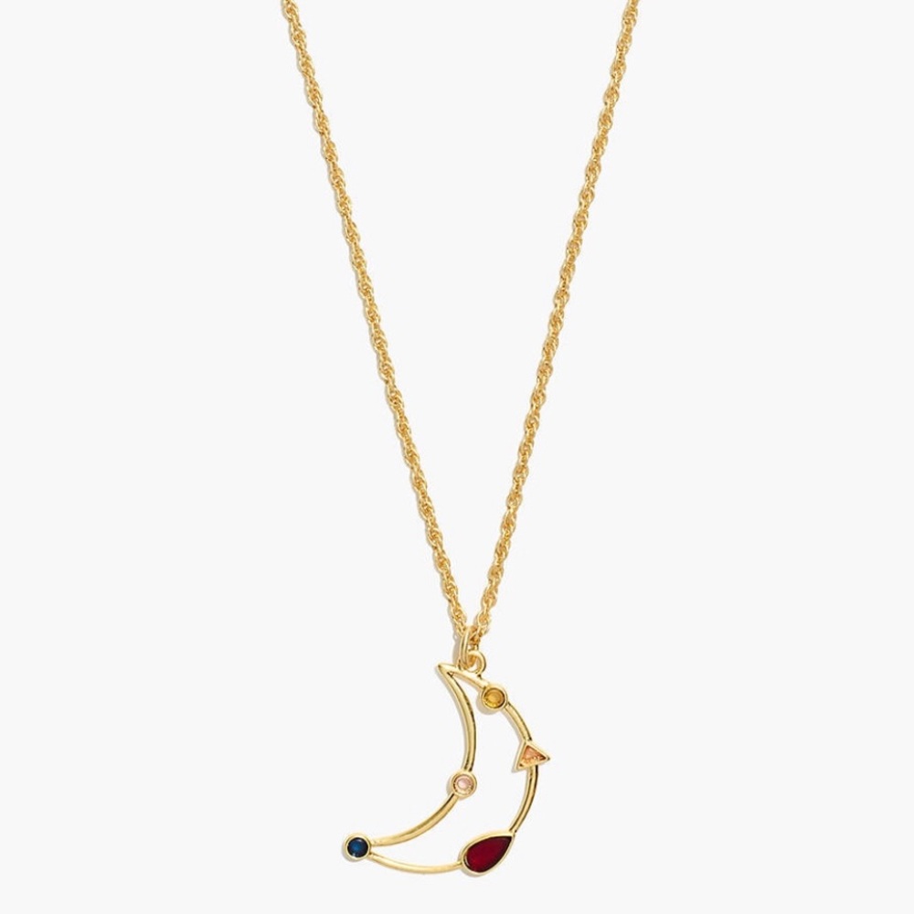 Madewell Finespun Moon Gold Necklace